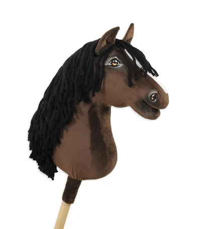 Hobby Horse Duży Koń Na Kiju Premium Ciemnogniady TUM-TUM