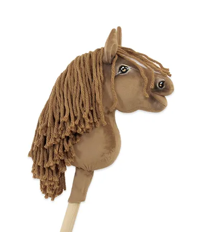 Hobby Horse Mały Koń Na Kiju Premium Jasny Kasztan TUM-TUM - Brązowy