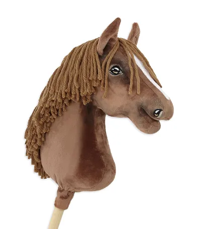 Hobby Horse Duży Koń Na Kiju Premium Ciemny Kasztan TUM-TUM