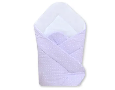 Rożek Miękki Kropki Na Fiolecie TUM-TUM