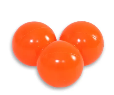 Plastikowe Piłeczki Do Suchego Basenu 50szt. Ciemny TUM-TUM - Pomarańczowy
