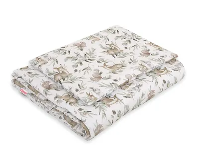 Komplet Pościeli Dla Dzieci Wypełnieniem 135x100 cm Woodland TUM-TUM
