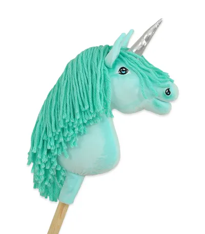 Hobby Horse Jednorożec Na Kiju Miętową Grzywą Srebrnym TUM-TUM - Miętowy