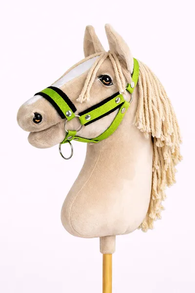 Kantar Regulowany Dla Konia Hobby Horse Limonka Czarnym TUM-TUM