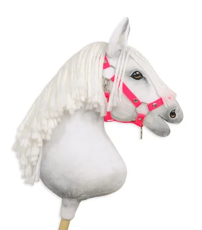 Kantar Regulowany Dla Konia Hobby Horse Neon Pink TUM-TUM