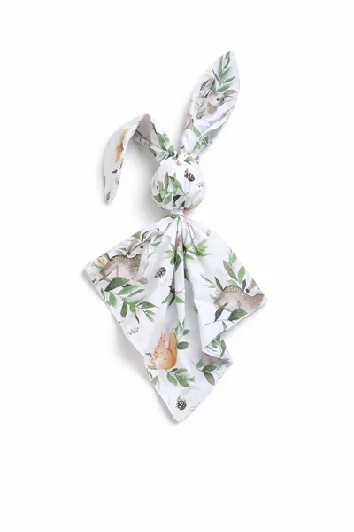 Miękka Przytulanka Doudou Kocyk Króliczek Bawełny Woodland Green TUM-TUM