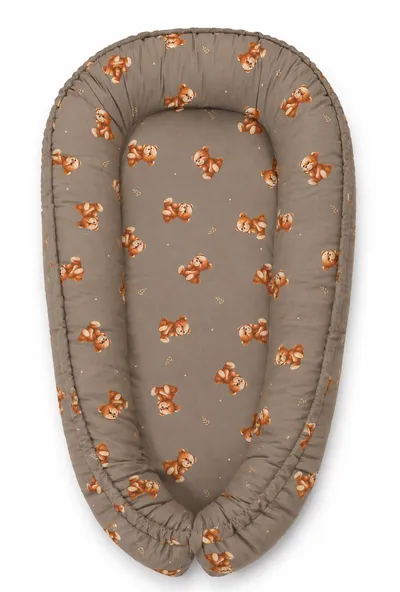 Kokon Niemowlęcy Dwustronny Kojec Otulacz Premium Toffee Teddy TUM-TUM