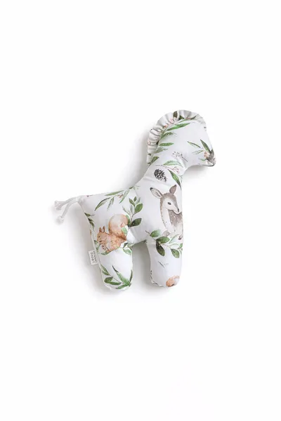 Konik Lucky Miękka Maskotka Bawełny Dla Niemowląt Woodland Green TUM-TUM