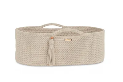 Kosz Mojżesza Boho Bawełniany Handmade Materacykiem Śmietanka TUM-TUM