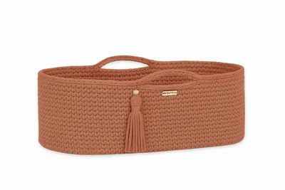 Kosz Mojżesza Boho Bawełniany Handmade Materacykiem Caramel TUM-TUM