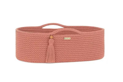 Kosz Mojżesza Boho Bawełniany Handmade Materacykiem Blush TUM-TUM