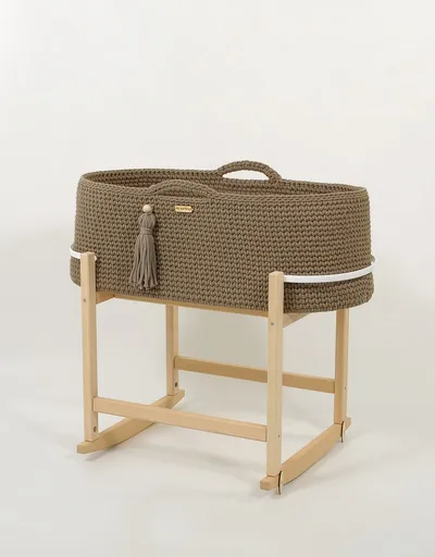 Kosz Mojżesza Boho Handmade Kołyską Mocca TUM-TUM