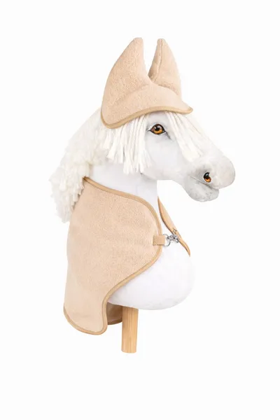 Zestaw Dla Hobby Horse A3: Polarowa Derka Nauszniki TUM-TUM - Beżowy