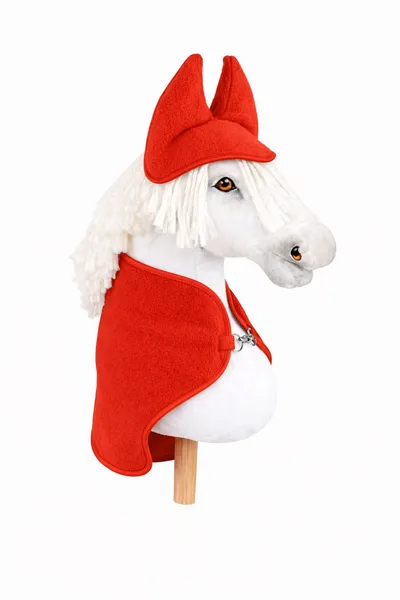 Zestaw Dla Hobby Horse A3: Polarowa Derka Nauszniki TUM-TUM - Czerwony