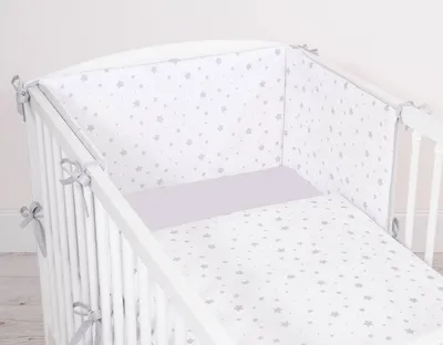Dwustronna Pościel Dla Dzieci 2-CZĘŚCIOWA Bawełniana Mini TUM-TUM - Szare