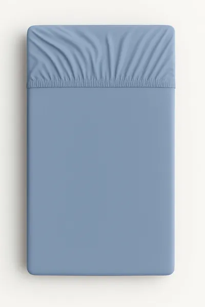 Prześcieradło Bawełniane Gumką Do Łóżeczka 120x60 cm Brudny TUM-TUM