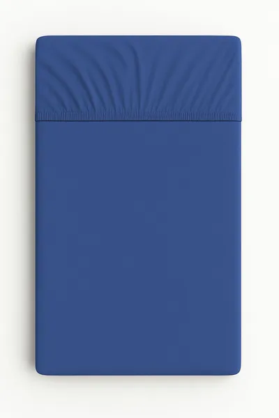 Prześcieradło Jersey Bawełna Gumką Do Łóżeczka 120x60cm Ciemny TUM-TUM