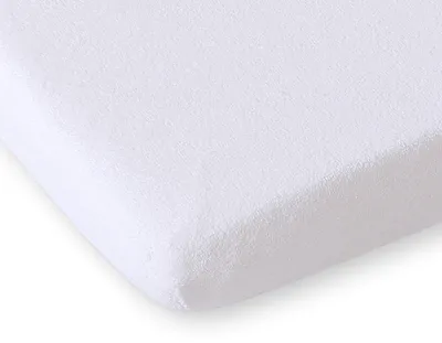Prześcieradło Frotte Gumką Do Łóżeczka 120x60cm TUM-TUM Dla Dzieci - Białe