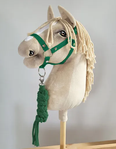 Uwiąz Dla Konia Hobby Horse Pleciony Ze Sznurka TUM-TUM - Zielony