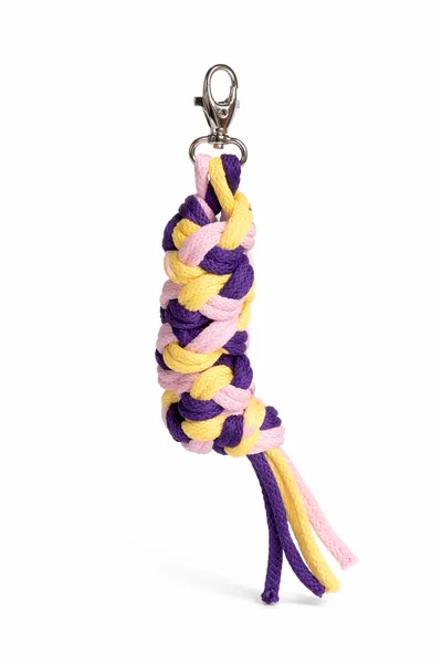 Uwiąz Dla Konia Hobby Horse Pleciony Ze Sznurka Jasny Róż/ TUM-TUM - Żółty