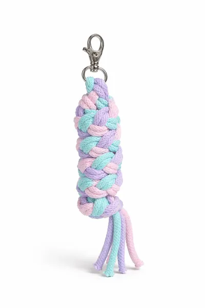 Uwiąz Dla Konia Hobby Horse Pleciony Ze Sznurka Mięta/ Fiolet/ TUM-TUM