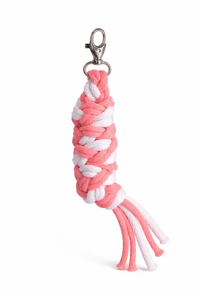 Uwiąz Dla Konia Hobby Horse Pleciony Ze Sznurka Neon Pink/ TUM-TUM - Biały