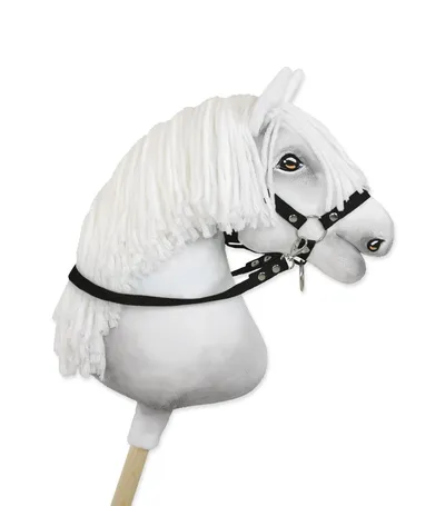 Wodze Dla Konia Hobby Horse TUM-TUM - Czarne