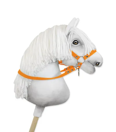 Wodze Dla Konia Hobby Horse Neon Orange TUM-TUM