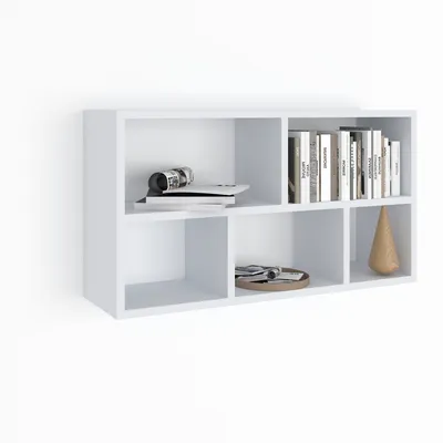 Połka Wisząca 4P Biała 80x50x20 cm - Pozioma Lub Pionowa