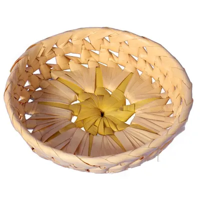 Koszyczek Na Pieczywo Okrągły 14cm - Żółty
