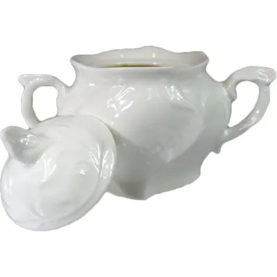 Cukierniczka Porcelanowa Do Zestawu Stołowego Elegancja - Biały