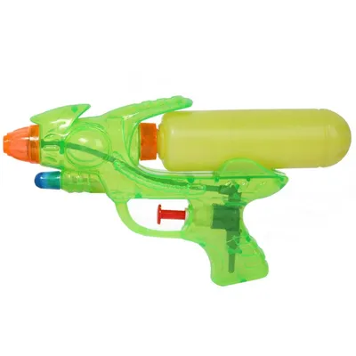 Pistolet Na Wodę 20 cm Zielono-Żółty - Idealny Na Śmigus-Dyngus