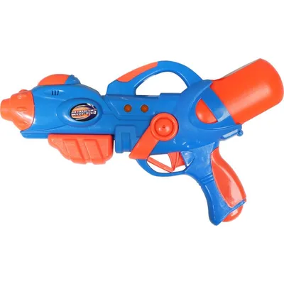 PISTOLET Na WODĘ 32cm Niebiesko Czerwony