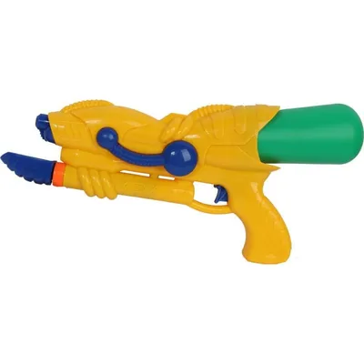 Pistolet Na Wodę Z Odwróconym Pojemnikiem I Systemem Ciśnieniowym, 40 cm - Żółty