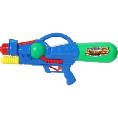 Pistolet Na Wodę 45 cm Z Odwrotnym Mocowaniem Pojemnika I Systemem Tworzenia Ciśnienia - Niebieski
