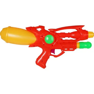 Nowoczesny Pistolet Na Wodę 35cm Na Śmigus-Dyngus - Pomarańczowy
