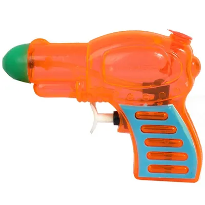 Mała Psikawka Pistolet 10x8cm - Pomarańczowy