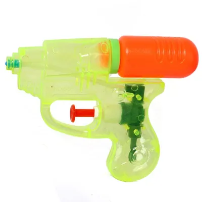 Mała Psikawka Pistolet 12cm Zielono Czerwony