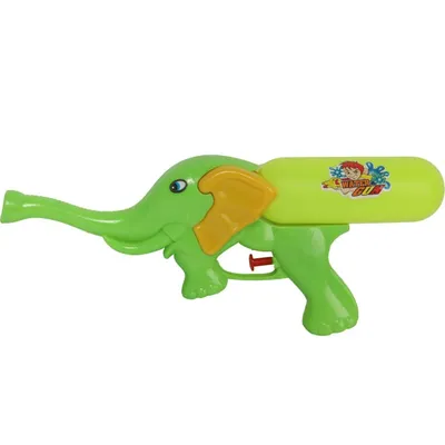 PISTOLET Na WODĘ 28 cm SŁOŃ - Zielony