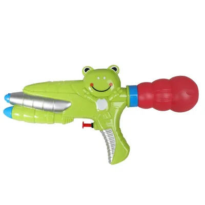 PISTOLET Na WODĘ 30 cm Żabka - Zielona
