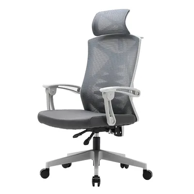 Fotel Ergonomiczny ANGEL Biurowy Obrotowy Spino - Szary