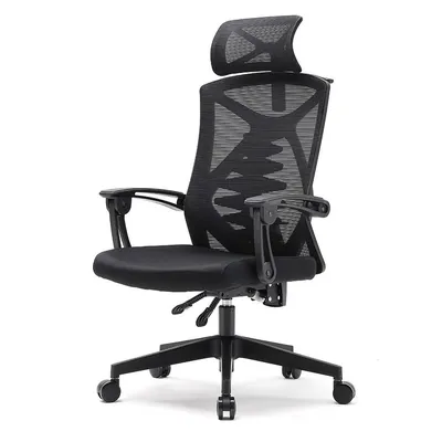 Fotel Ergonomiczny ANGEL Biurowy Obrotowy Spino - Czarny