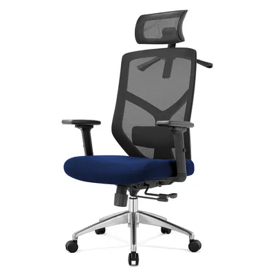 Fotel Biurowy Ergonomiczny Rosa ANGEL - Granatowy