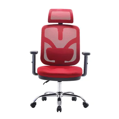 Fotel Ergonomiczny ANGEL Biurowy Obrotowy JOkasta - Czerwona