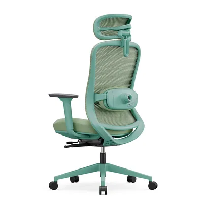 Fotel Biurowy Ergonomiczny ANGEL FizjO Z Funkcją Masażu - Miętowy
