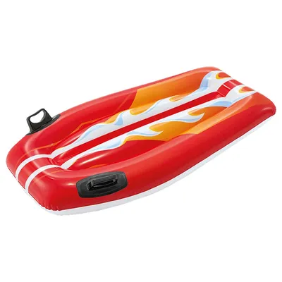 Deska Do Pływania Dmuchana Z Uchwytami Dla Dzieci INTEX 58165 RED - Czerwona