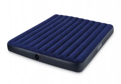 Materac Dmuchany Dwuosobowy 203x183 cm Welurowy INTEX 64755
