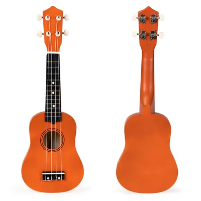 Zabawka Ukulele Dla Dzieci Drewniana 4 Struny Nylonowe