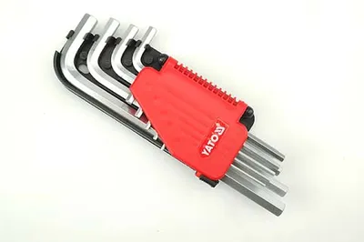 Klucze HEX Zestaw 9-CZĘŚCIOWY 2-10MM Cr-V YATO