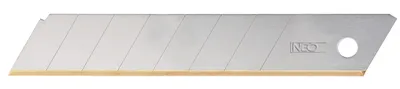 Ostrza Wymienne Łamane 18mm 10 Sztuk Tytanowe NEO
